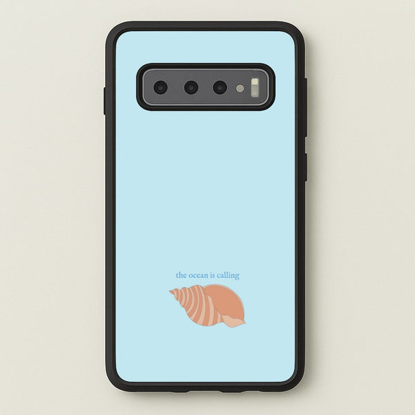 The Ocean Is Calling - Seashells  - Seashells Phone Case for Galaxy S10