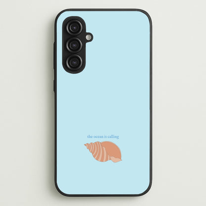The Ocean Is Calling - Seashells  - Seashells Phone Case for Galaxy S23FE