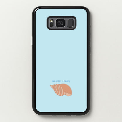 The Ocean Is Calling - Seashells  - Seashells Phone Case for Galaxy S8