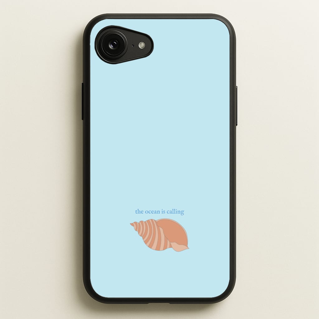 The Ocean Is Calling - Seashells  - Seashells Phone Case for iPhone 16e