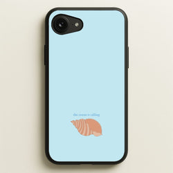 The Ocean Is Calling - Seashells  - Seashells Phone Case for iPhone 16e