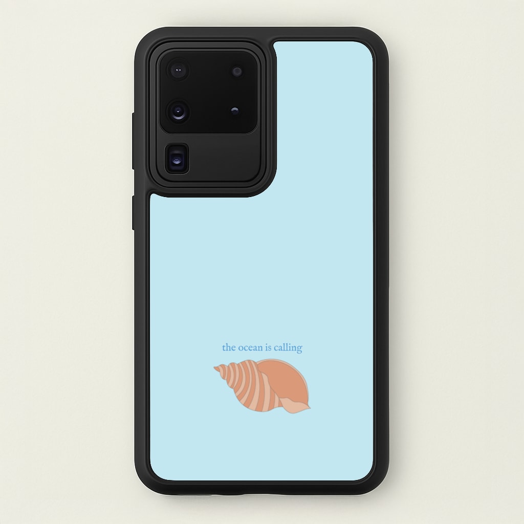 The Ocean Is Calling - Seashells  - Seashells Phone Case for Galaxy S20 Ultra