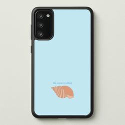 The Ocean Is Calling - Seashells  - Seashells Phone Case for Galaxy S20