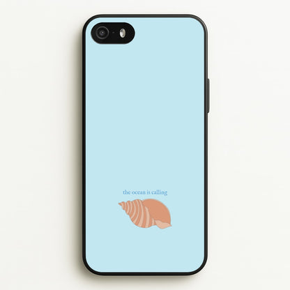 The Ocean Is Calling - Seashells  - Seashells Phone Case for iPhone 5 / 5s / SE 2016