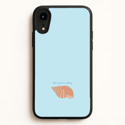 The Ocean Is Calling - Seashells  - Seashells Phone Case for iPhone XR