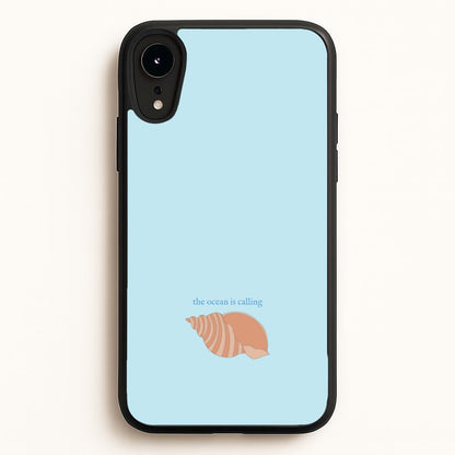 The Ocean Is Calling - Seashells  - Seashells Phone Case for iPhone XR