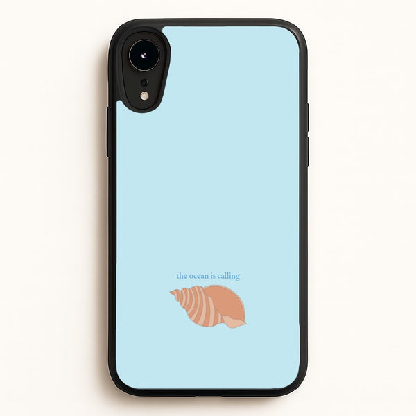 The Ocean Is Calling - Seashells  - Seashells Phone Case for iPhone XR