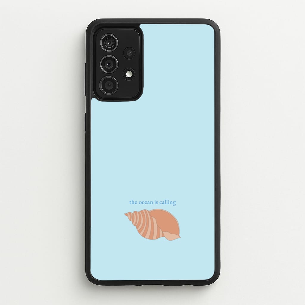 The Ocean Is Calling - Seashells  - Seashells Phone Case for Galaxy A52 / A52s