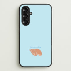 The Ocean Is Calling - Seashells  - Seashells Phone Case for Galaxy A16