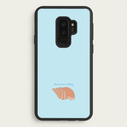 The Ocean Is Calling - Seashells  - Seashells Phone Case for Galaxy S9 Plus