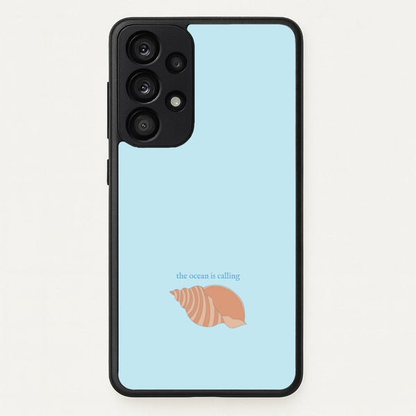 The Ocean Is Calling - Seashells  - Seashells Phone Case for Galaxy A53