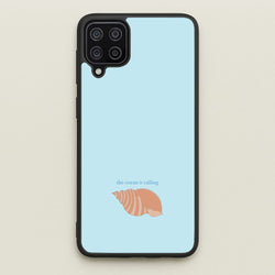 The Ocean Is Calling - Seashells  - Seashells Phone Case for Galaxy A12