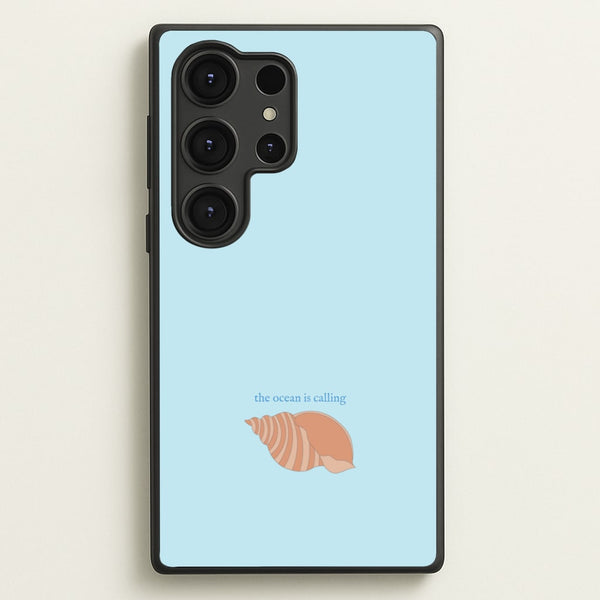 The Ocean Is Calling - Seashells  - Seashells Phone Case for Galaxy S25 Ultra