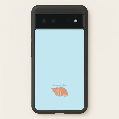 The Ocean Is Calling - Seashells  - Seashells Phone Case for Google Pixel 6