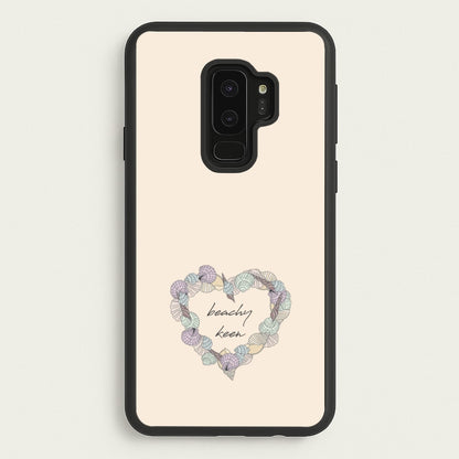 Beachy Keen - Seashells  - Seashells Phone Case for Galaxy S9 Plus