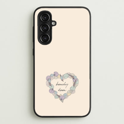 Beachy Keen - Seashells  - Seashells Phone Case for Galaxy A16
