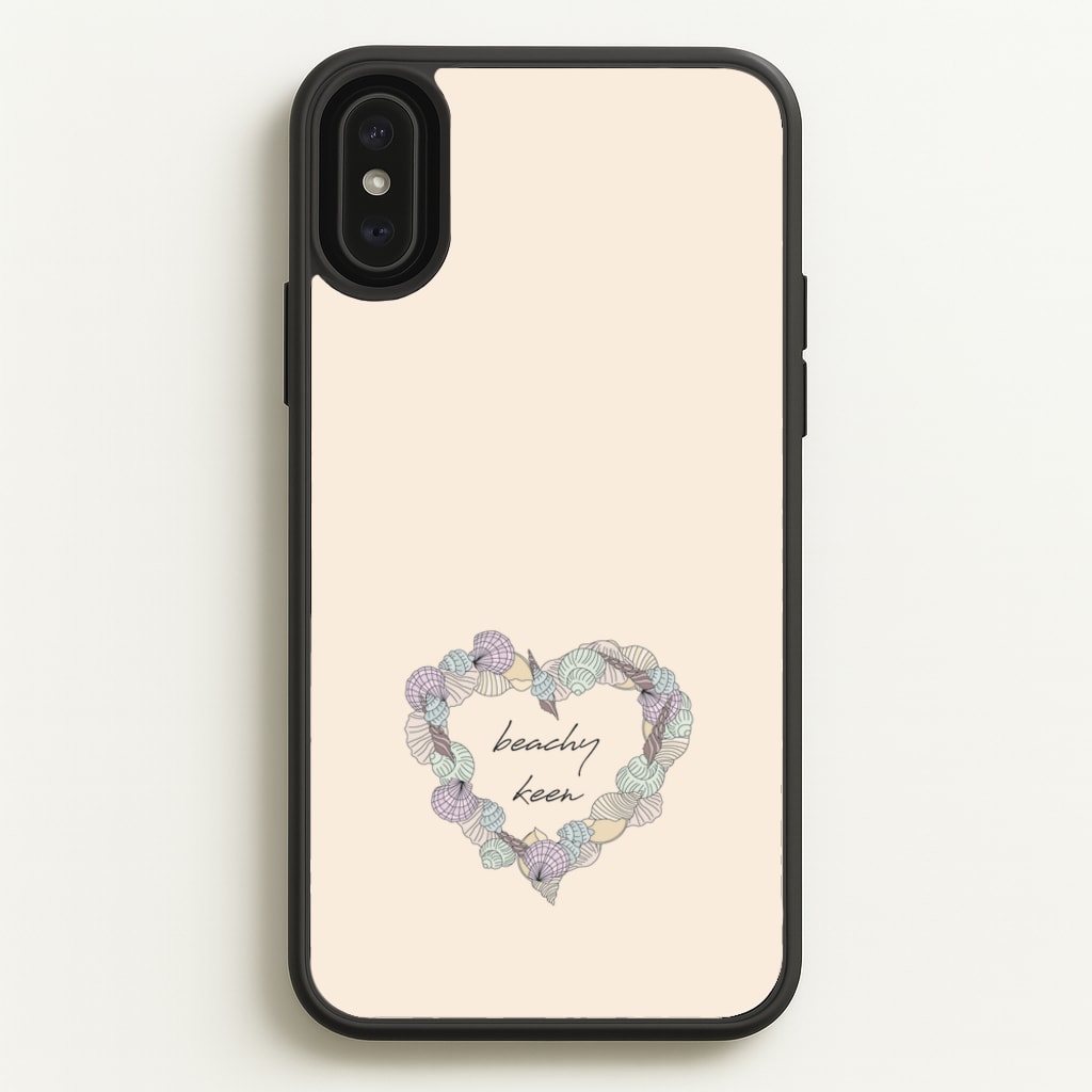 Beachy Keen - Seashells  - Seashells Phone Case for iPhone XS Max