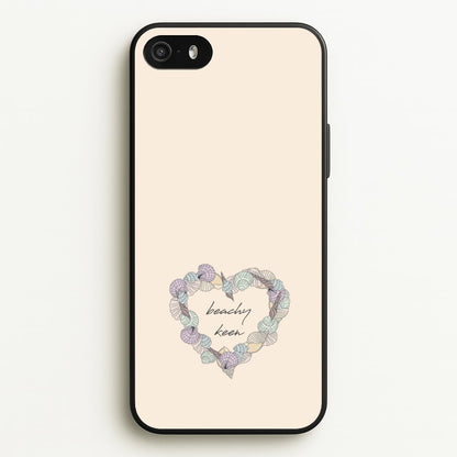Beachy Keen - Seashells  - Seashells Phone Case for iPhone 5 / 5s / SE 2016