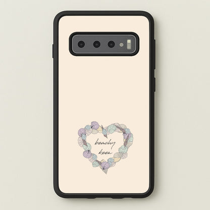 Beachy Keen - Seashells  - Seashells Phone Case for Galaxy S10 Plus