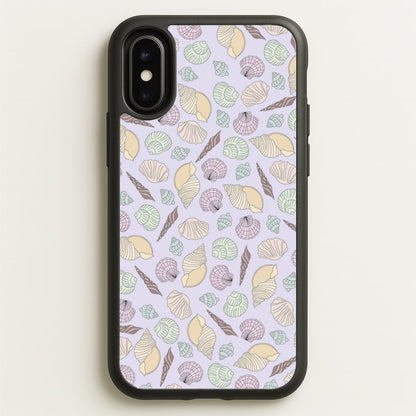 Seashells Pattern 7  - Seashells Phone Case for iPhone X / XS