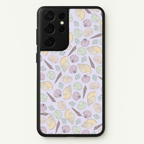 Seashells Pattern 7  - Seashells Phone Case for Galaxy S21 Ultra