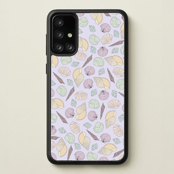 Seashells Pattern 7  - Seashells Phone Case for Galaxy A71