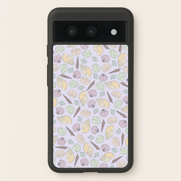 Seashells Pattern 7  - Seashells Phone Case for Google Pixel 8a