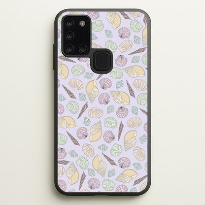 Seashells Pattern 7  - Seashells Phone Case for Galaxy A21s