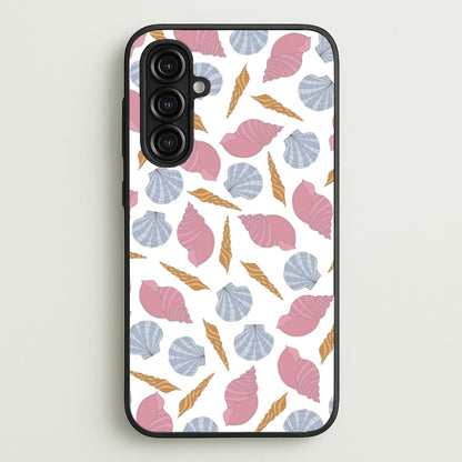 Seashells Pattern 10  - Seashells Phone Case for Galaxy A16