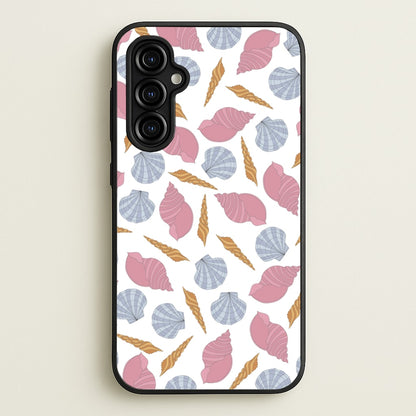 Seashells Pattern 10  - Seashells Phone Case for Galaxy A54