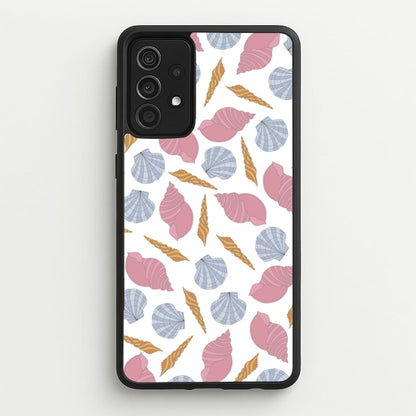Seashells Pattern 10  - Seashells Phone Case for Galaxy A52 / A52s
