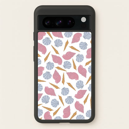 Seashells Pattern 10  - Seashells Phone Case for Google Pixel 8 Pro