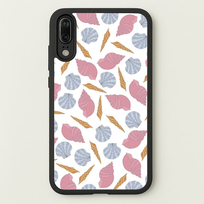 Seashells Pattern 10  - Seashells Phone Case for Huawei P20