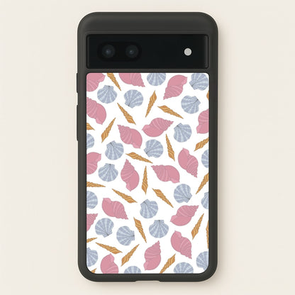 Seashells Pattern 10  - Seashells Phone Case for Google Pixel 7a