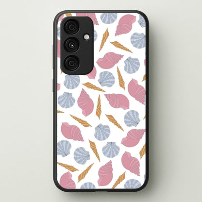 Seashells Pattern 10  - Seashells Phone Case for Galaxy A35