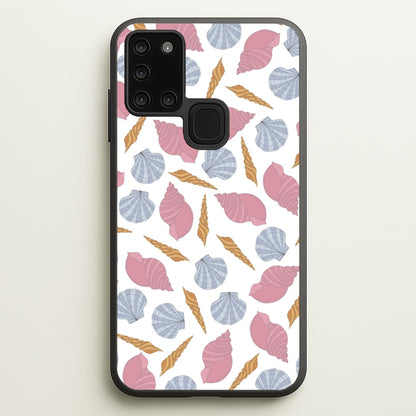 Seashells Pattern 10  - Seashells Phone Case for Galaxy A21s
