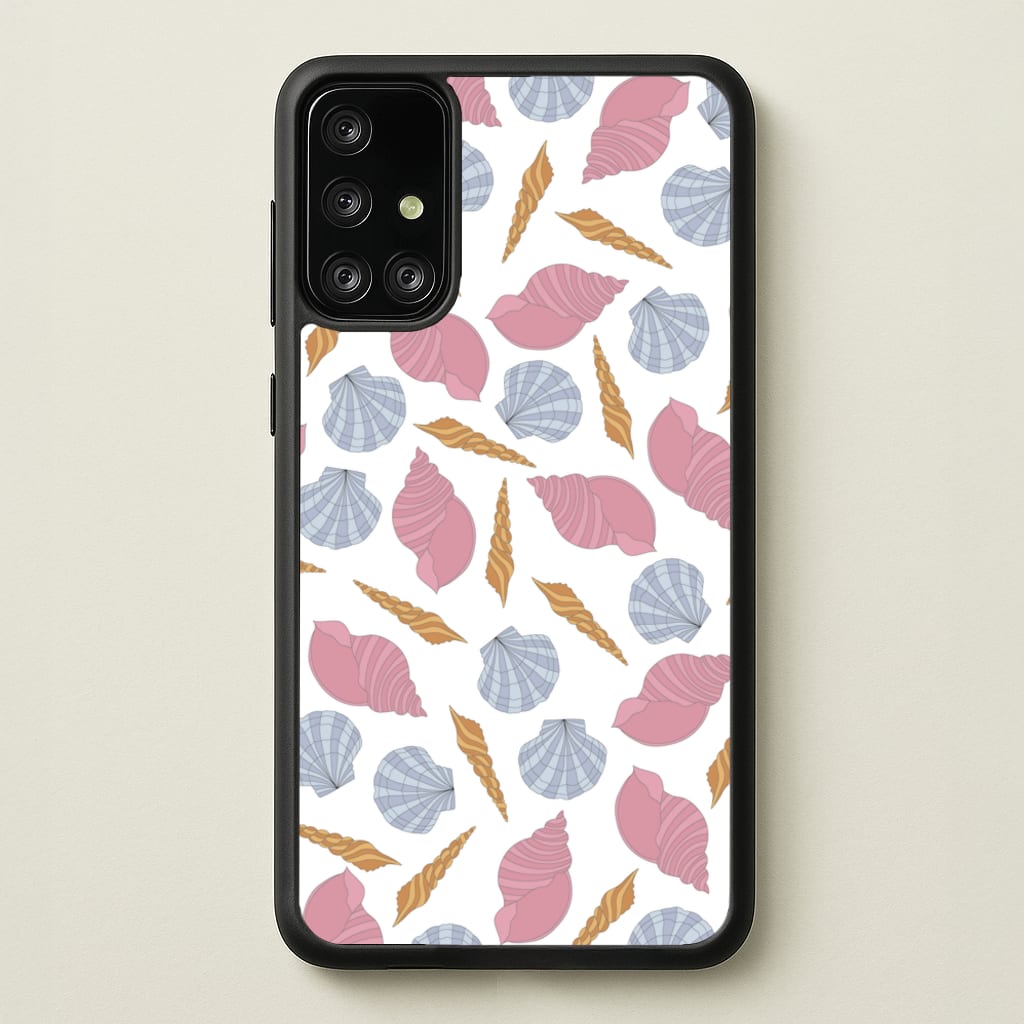 Seashells Pattern 10  - Seashells Phone Case for Galaxy A71