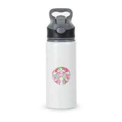 Pink Coffee Logo Active Water Bottle