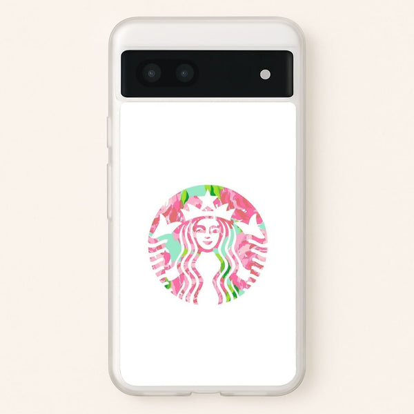 Pink Coffee Logo  - Coffee Phone Case for Google Pixel 7a