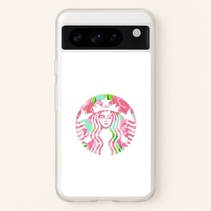 Pink Coffee Logo  - Coffee Phone Case for Google Pixel 8 Pro