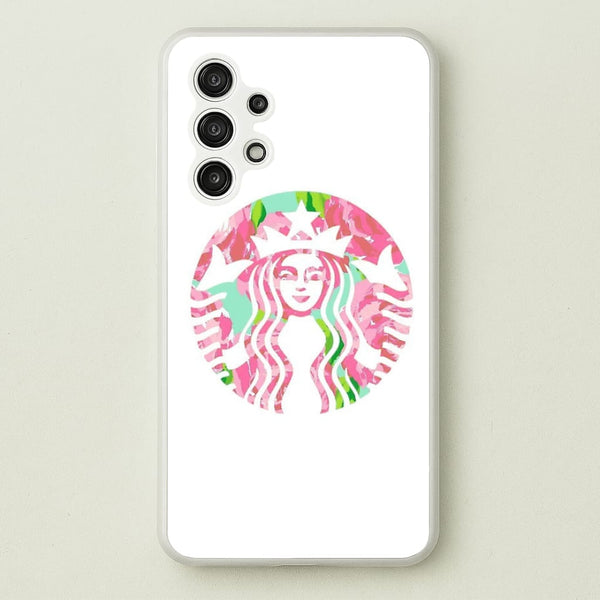 Pink Coffee Logo  - Coffee Phone Case for Galaxy A13