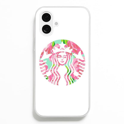 Pink Coffee Logo  - Coffee Phone Case for iPhone 16 Plus