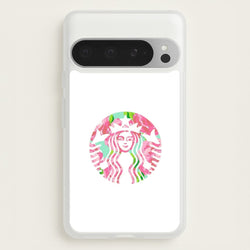 Pink Coffee Logo  - Coffee Phone Case for Google Pixel 9 Pro XL