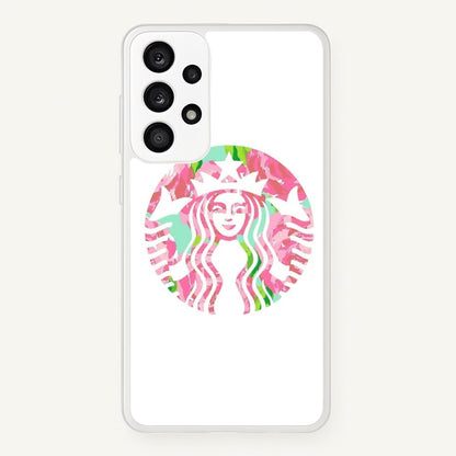 Pink Coffee Logo  - Coffee Phone Case for Galaxy A53