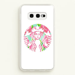 Pink Coffee Logo  - Coffee Phone Case for Galaxy S10e