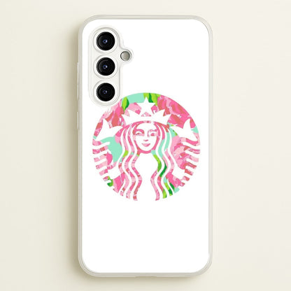 Pink Coffee Logo  - Coffee Phone Case for Galaxy A54