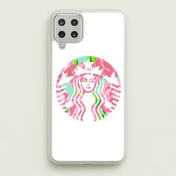 Pink Coffee Logo  - Coffee Phone Case for Galaxy A12