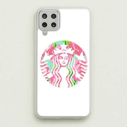 Pink Coffee Logo  - Coffee Phone Case for Galaxy A12
