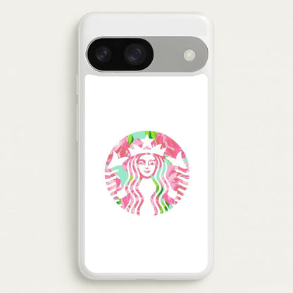 Pink Coffee Logo  - Coffee Phone Case for Google Pixel 9 / 9 Pro
