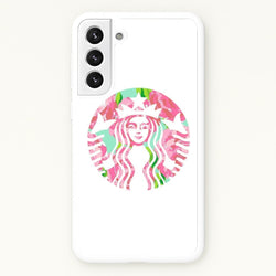 Pink Coffee Logo  - Coffee Phone Case for Galaxy S22 Plus